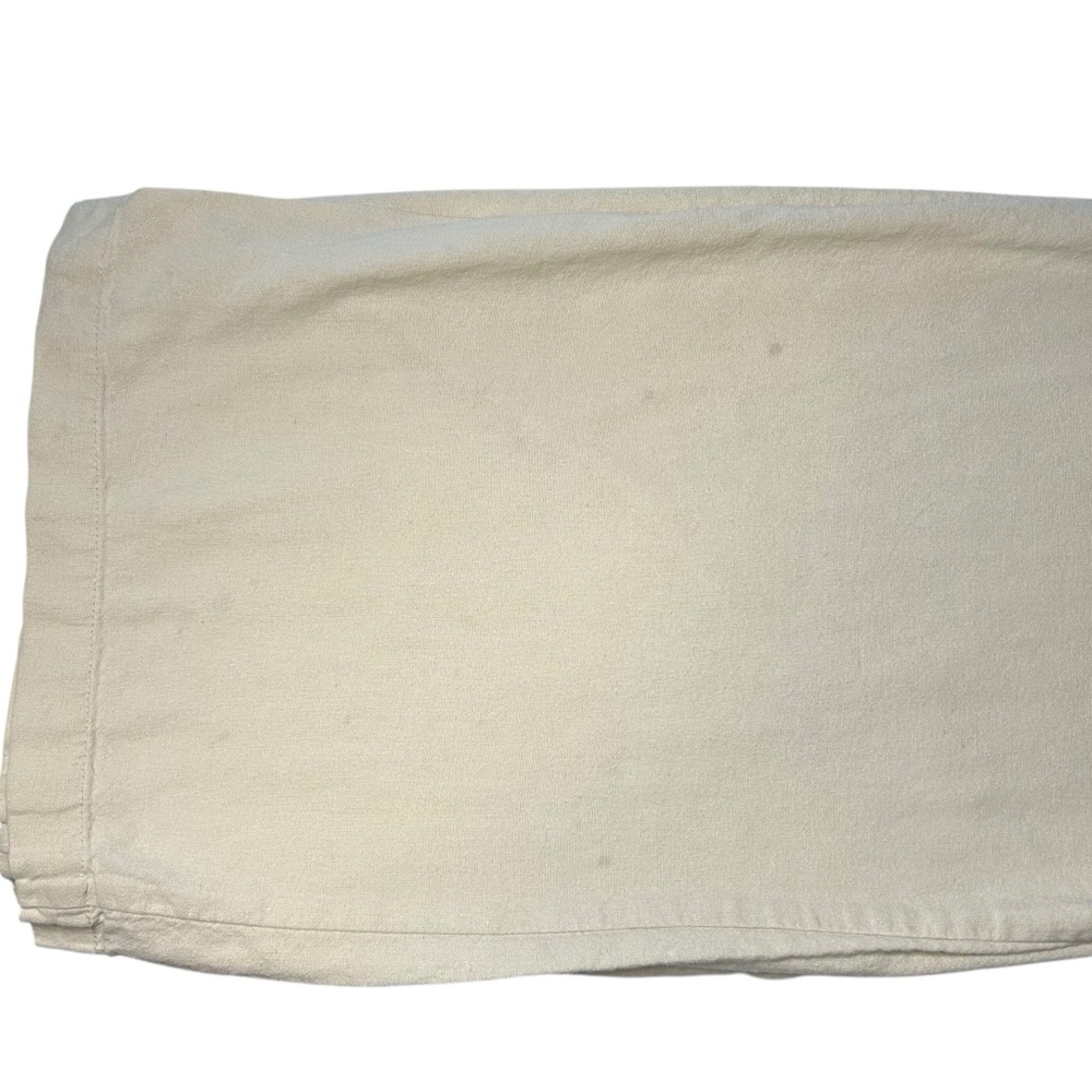 Roxy Linen Blend Pull On Pants Cream Wide Leg Beach Coastal Women’s Small - Picture 14 of 15